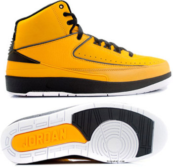 Cheap Authentic Air Jordan Retro 2 Yellow Chrome