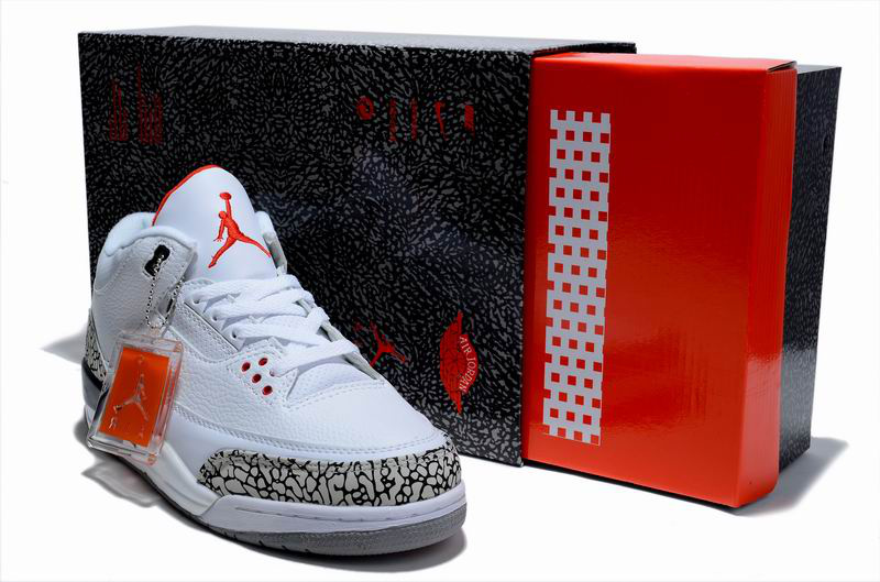 Nice Air Jordan 3 Hardcover Box White Cement Shoes - Click Image to Close