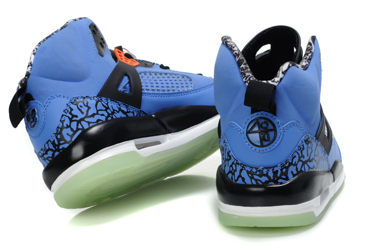 Nice Air Jordan 3.5 Midnight Blue Black White Shoes - Click Image to Close