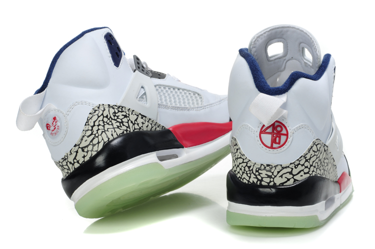 Nice Air Jordan 3.5 Midnight White Black Red Shoes