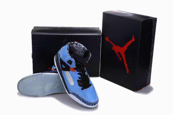 Popular Air Jordan 3.5 Reissue Blue Black White Cement Shoes - Click Image to Close