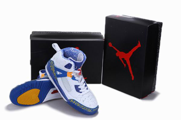 Popular Air Jordan 3.5 Reissue White Blue Yellow Shoes