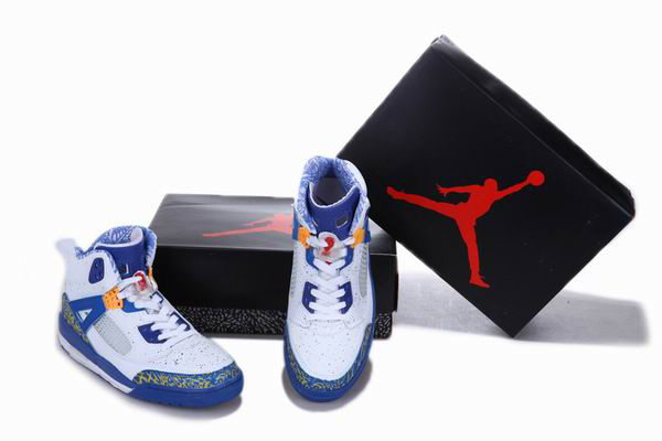 Popular Air Jordan 3.5 Reissue White Blue Yellow Shoes