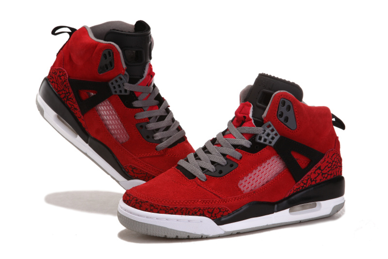 Air Jordan 3.5 Suede Red Black White Shoes - Click Image to Close