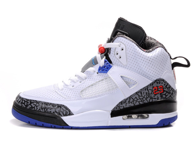 Real Air Jordan Shoes 3.5 White Grey Blue - Click Image to Close