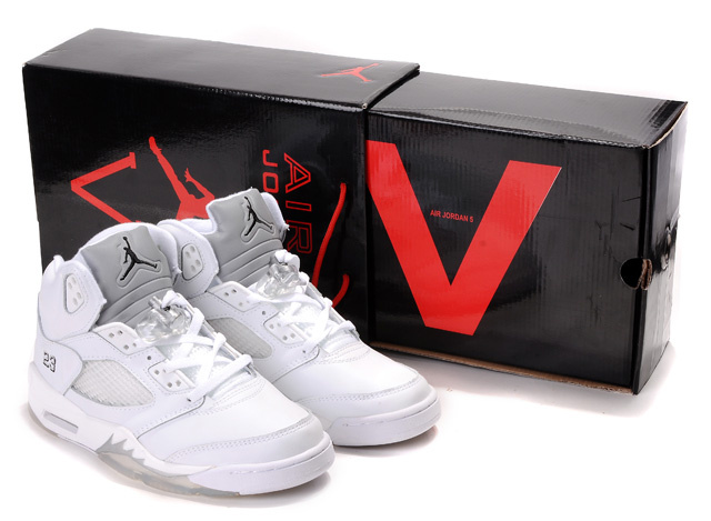 Air Jordan 5 Retro Hardcover Box All White