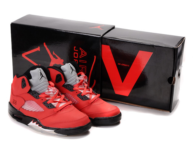 Air Jordan 5 Retro Hardcover Box Red Black White