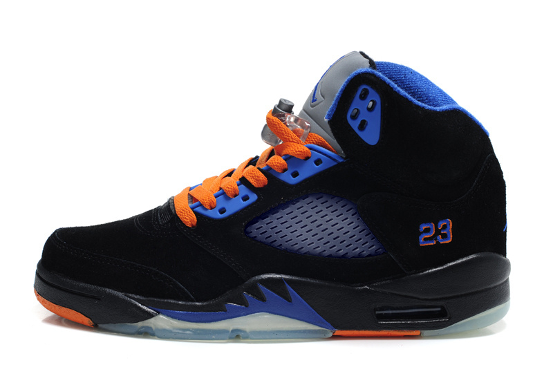 retro 5 orange and blue