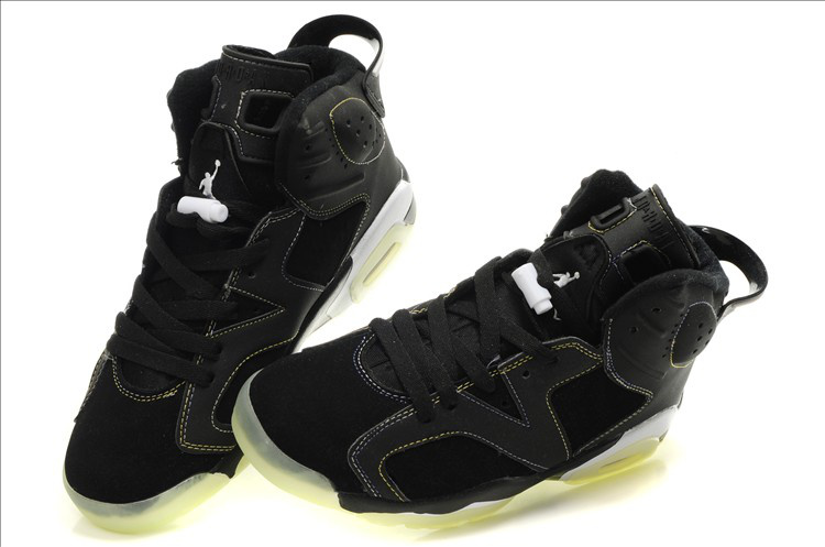 Popular Air Jordan 6 Midnight Black White