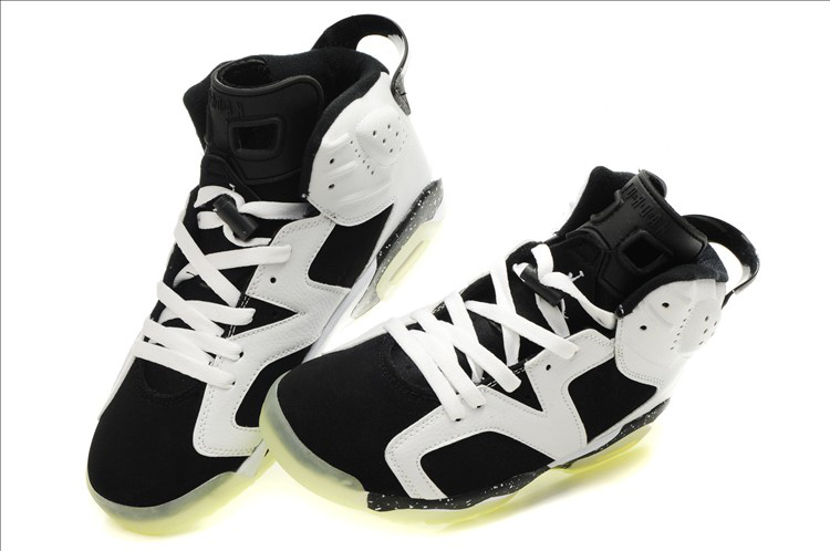 Popular Air Jordan 6 Midnight White Black - Click Image to Close