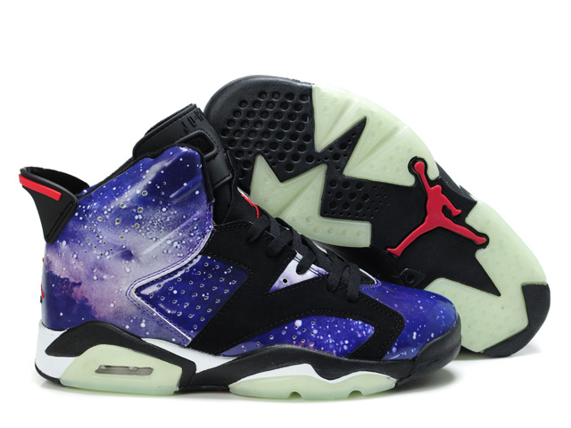 2012 Air Jordan 6 Lunar Legend Edition Purple Black Shoes - Click Image to Close