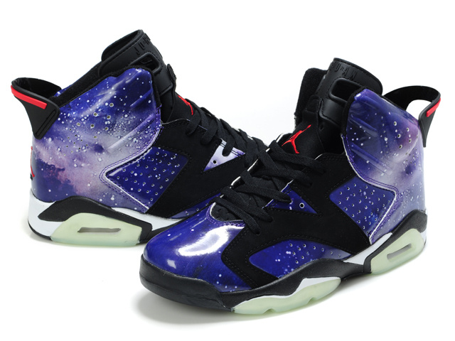 2012 Air Jordan 6 Lunar Legend Edition Purple Black Shoes - Click Image to Close