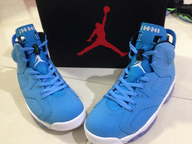 2015 Jordan 6 Pantone Blue White - Click Image to Close