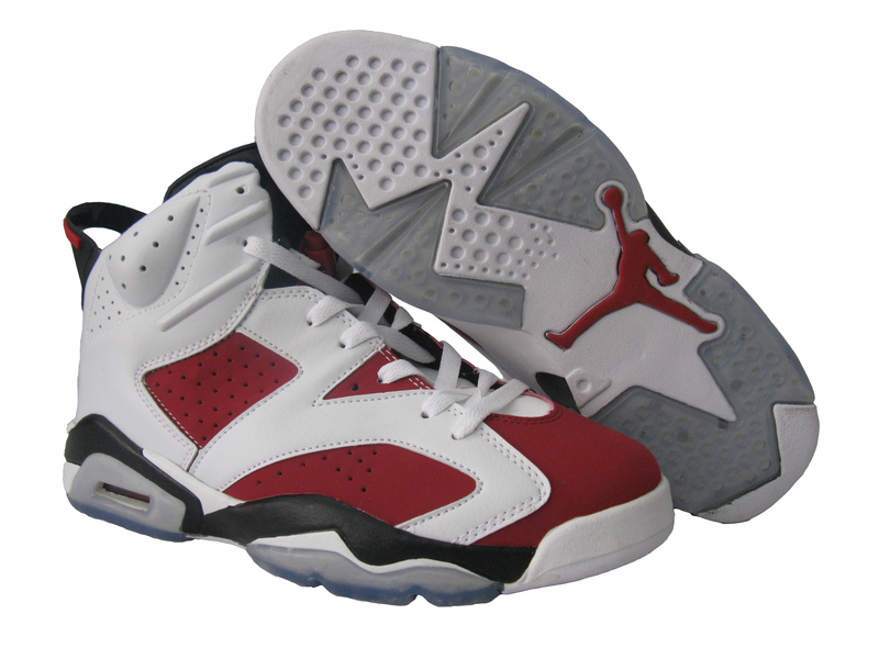 Special Air Jordan 6 Retro White Red Black - Click Image to Close