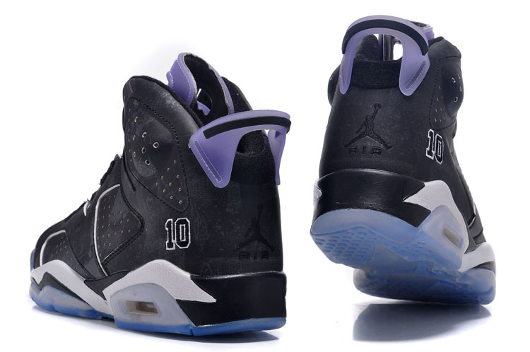 2015 Jordan 6 Slam Dunk Black White Purple