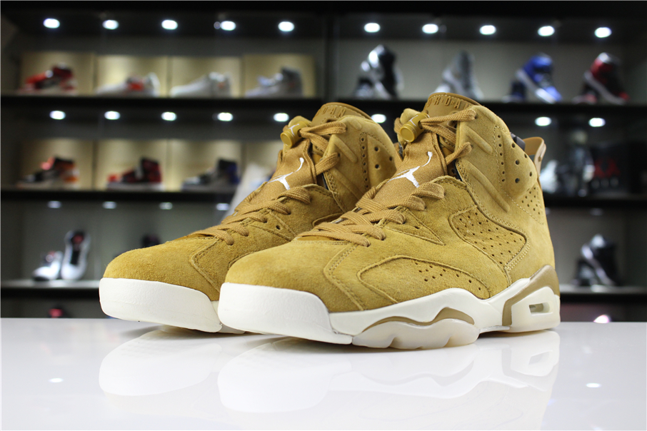 Air Jordan 6 Wheat Golden Harvest Elemental Gold