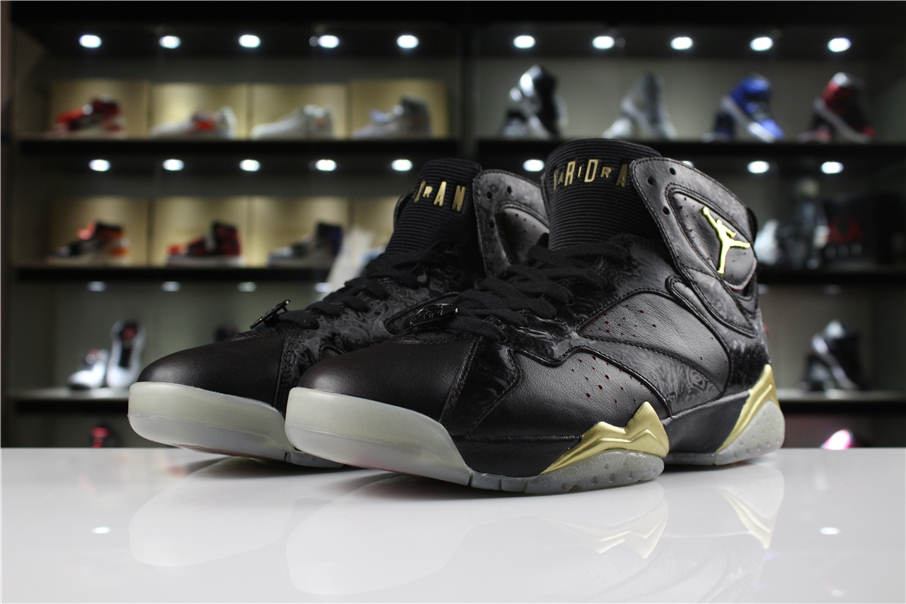 Air Jordan 7 Doernbecher Black Gold - Click Image to Close