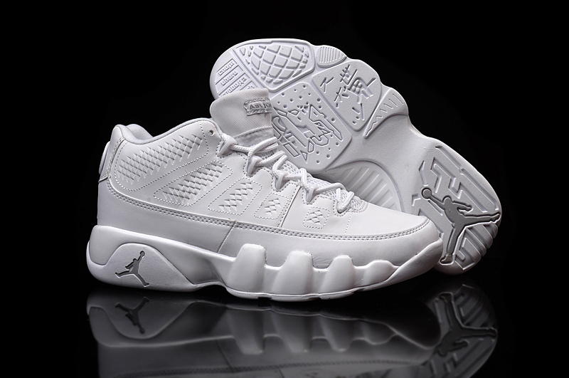 New Arrival Jordan 9 Retro Low 30th All White Shoes - Click Image to Close