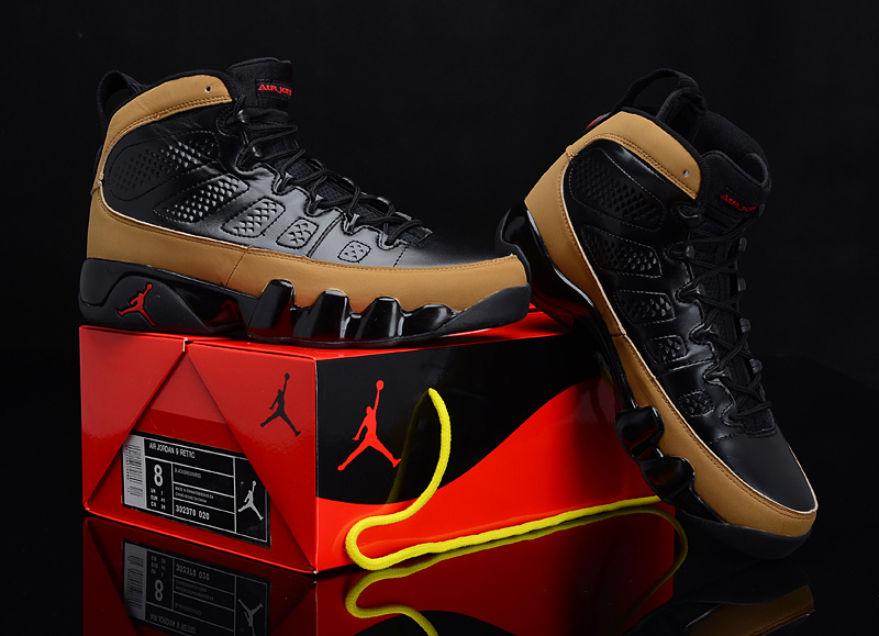 Popular Air Jordan 9 Reissue Black Brown Shoes