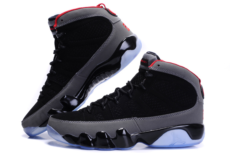 2012 Air Jordan 9 Transparent Sole Black Brown