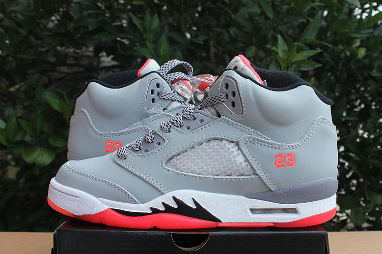 2015 Air Jordan Hot Lava Grey Pink Shoes For Women