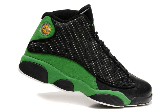 Air Jordan Retro 13 Black Green Shoes