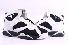 Air Jordan Retro 7 White Black - Click Image to Close