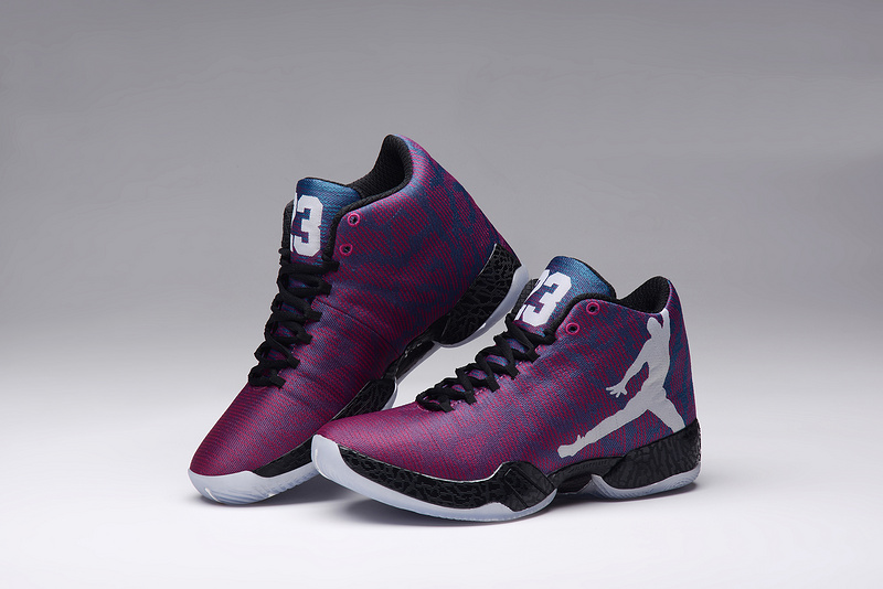 2015 Jordan 29 Purple Black Lovers - Click Image to Close