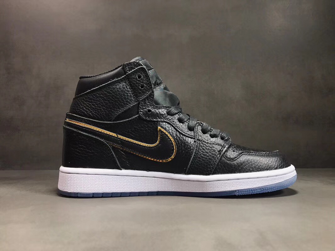 All Star Air Jordan 1 High OG Los Angeles Black Metallic Gold Summit White