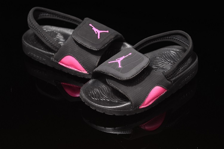 2015 Black Pink Air Jordan Hydro For Kids