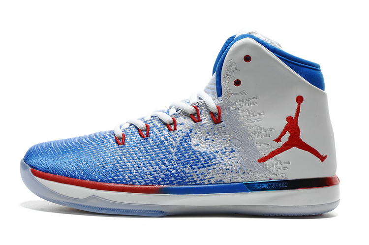 Classic Air Jordan 31 2016 White Blue Red Shoes