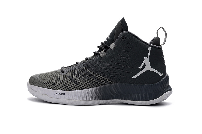 Classic Air Jordan Super Fly X 2016 Wolf Grey Shoes - Click Image to Close