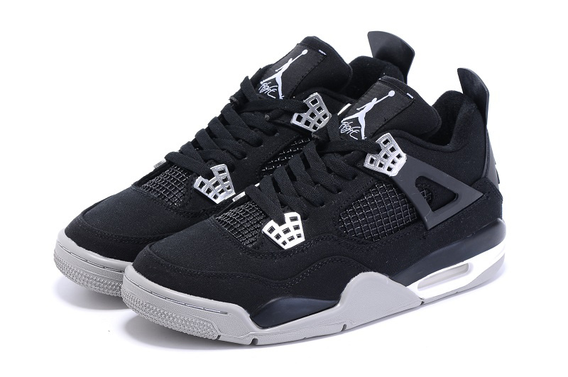 2015 Eminem x Carhartt x Air Jordan 4 Black White Shoes