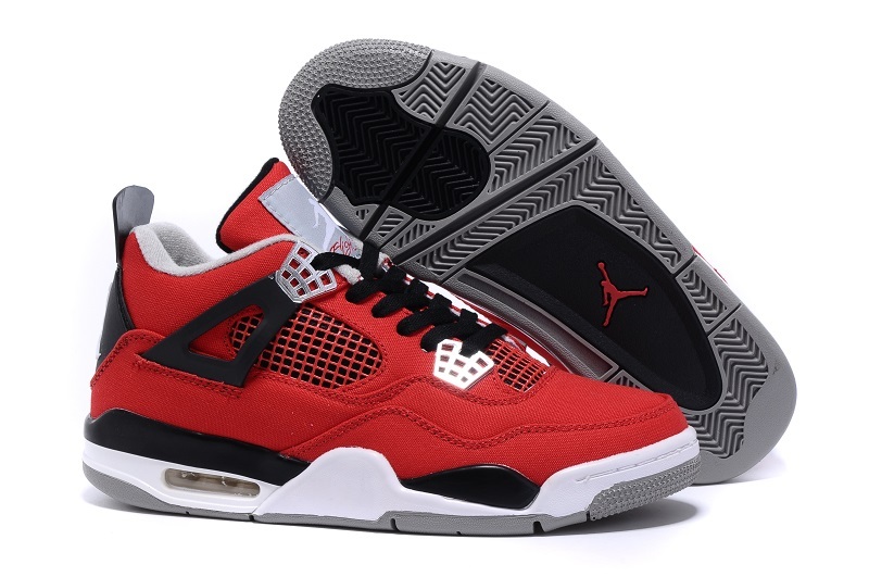2015 Eminem x Carhartt x Air Jordan 4 Red Black White Shoes