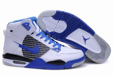 New High Heel 2012 Air Jordan 4 White Blue Grey Shoes