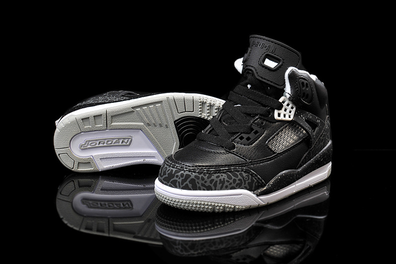 2015 Kids Air Jordan Spizike 3.5 Black White