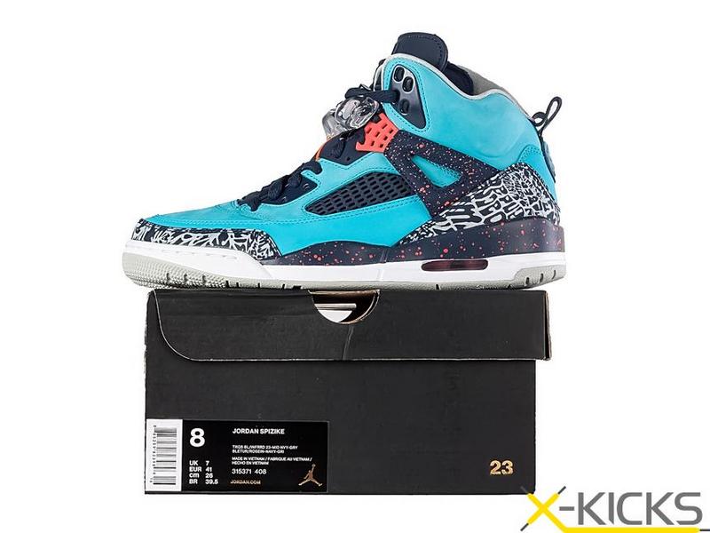 New 2015 Air Jordan 3.5 Blue Black Shoes - Click Image to Close