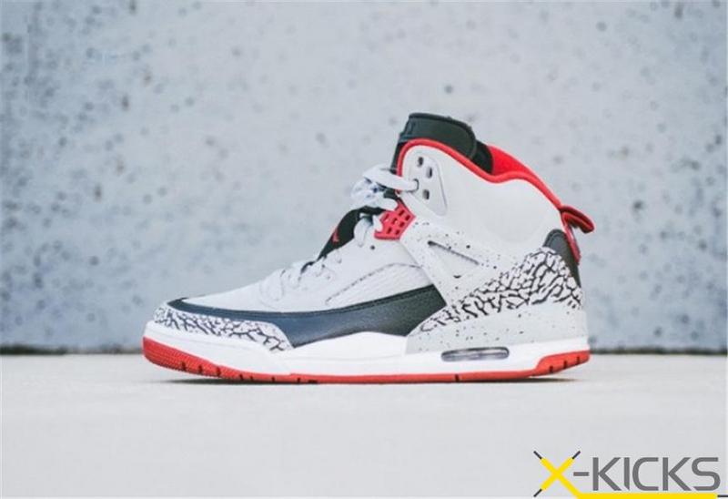 New 2015 Air Jordan 3.5 Grey Black Red White Shoes - Click Image to Close