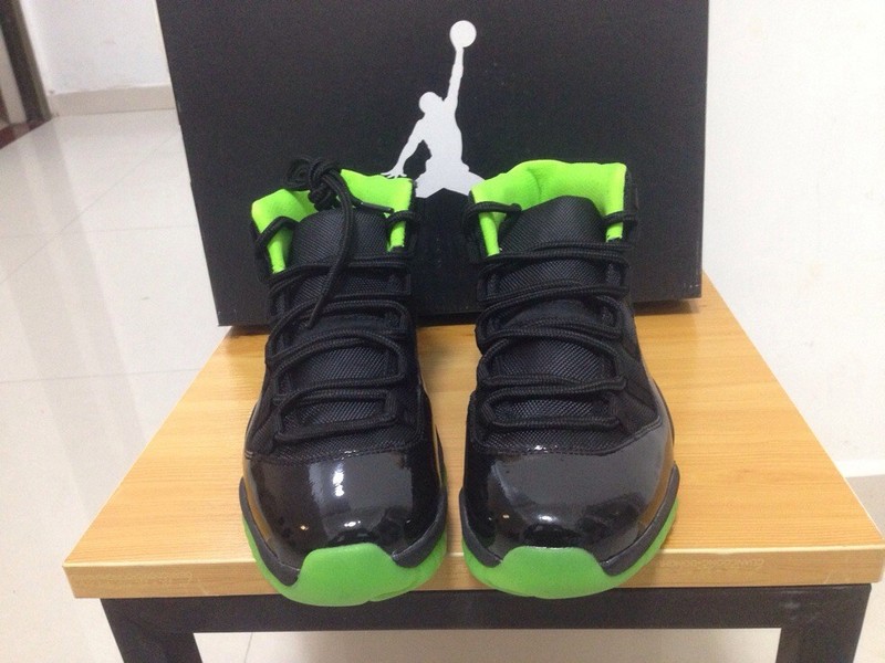 2015 Limited Air Jordan 11 Black Green