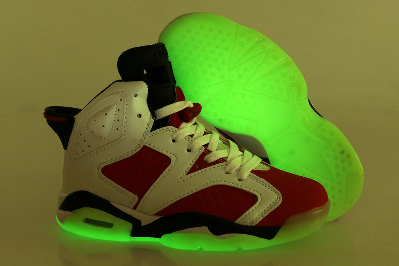 2015 Midnight Jordan 6 Lipstick Red White For Women - Click Image to Close