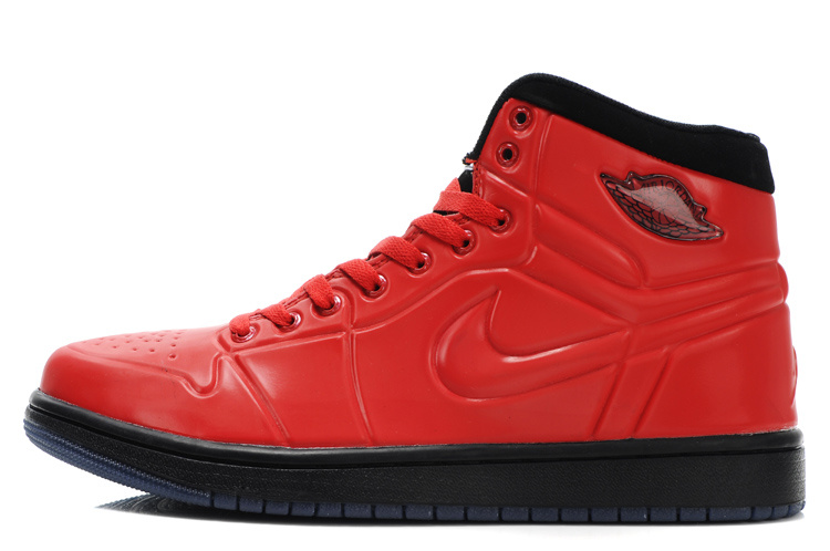 Popular Air Jordan Retro 1 High Heel Shoes Red Black - Click Image to Close