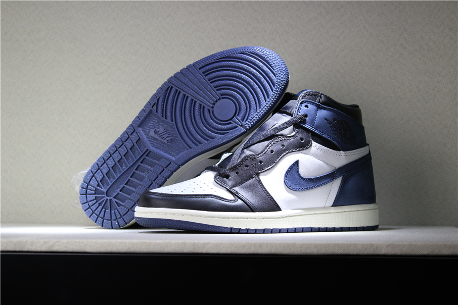 New Air Jordan 1 Retro High OG Blue Moon - Click Image to Close