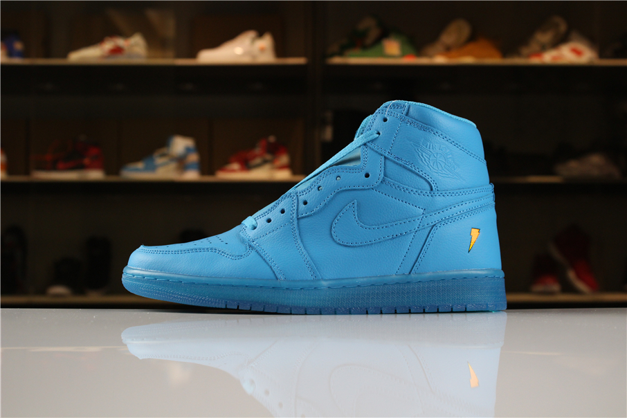 New Air Jordan 1 Retro High OG Gatorade Blue Lagoon - Click Image to Close