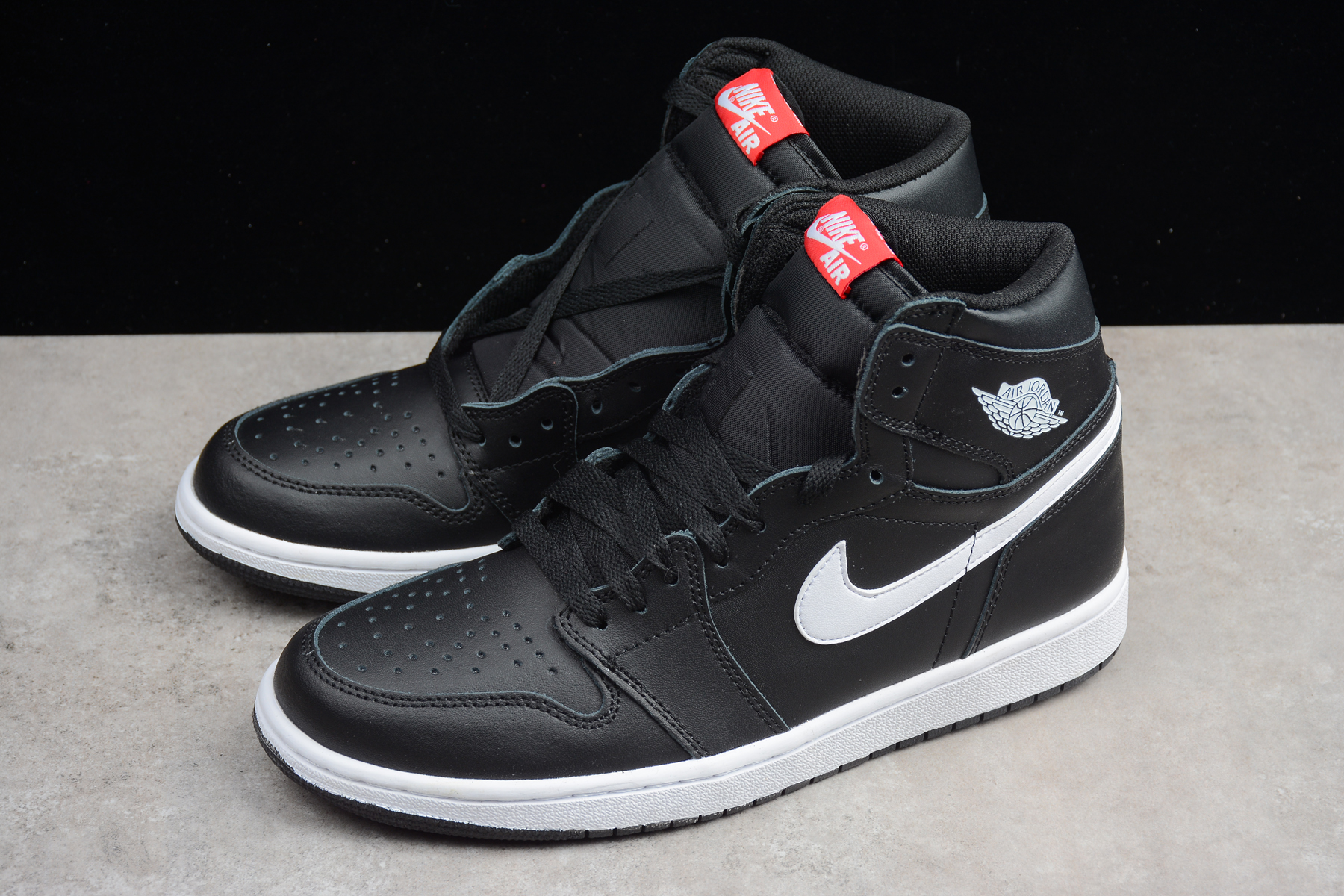 New Air Jordan 1 Retro High OG Yin Yang Black White Black