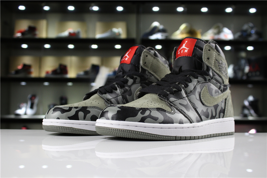 New Air Jordan 1 Retro High Premium Shadow Camo