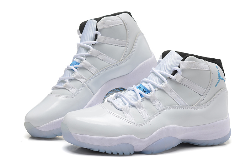 2015 New Jordan 11 All White For Women