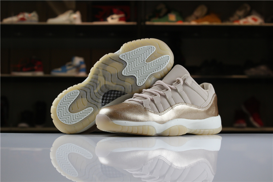 New Air Jordan 11 Low GS Rose Gold - Click Image to Close