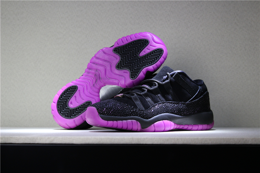 New Air Jordan 11 Low Think 1 Black Fuchsia Blast