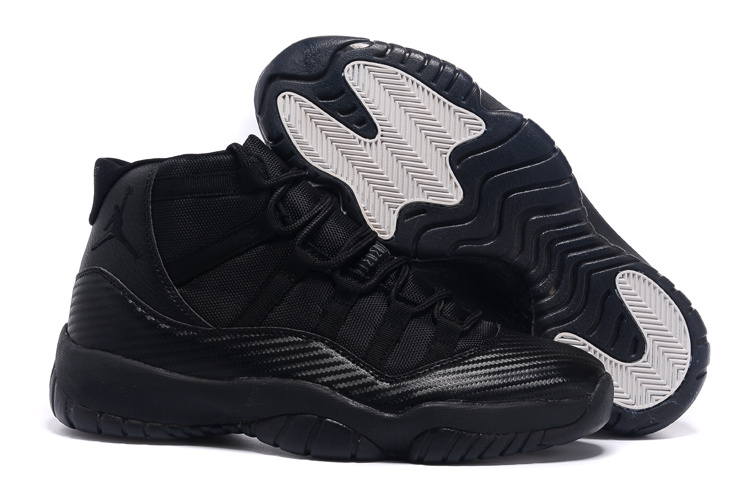 2015 Air Jordan 11 Retro All Black Footwear - Click Image to Close