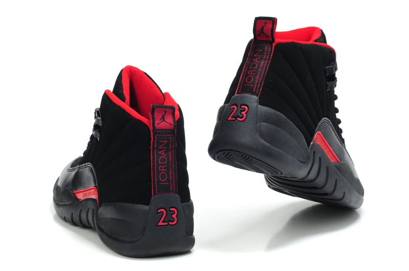Air Jordan 12 Dark Black Red